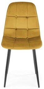 Jedálna stolička KINDREL 1 ks žltá