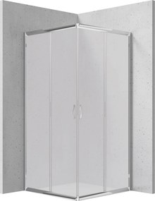 Deante Štvorcový sprchový kút Funkia 90x90 cm - KYC 641K - bez vaničky