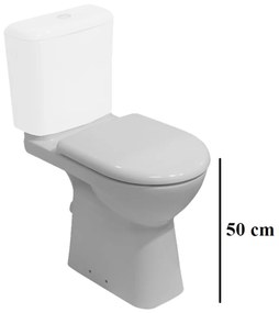 Wc kombi, pouze mísa Jika Deep spodný odpad H8236170000001