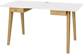 Pracovný stôl v dekore duba 70x140 cm Nice – Woodman