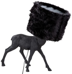 Čierna dekoratívna lampa JELEŇ 56*58