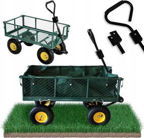 Garden Line ZÁHRADNÝ VOZÍK S DVOJITOU FUNKCIOU, ZELENÝ