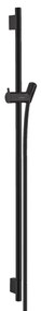 Hansgrohe Unica, S Puro sprchová tyč 900 mm so sprchovou hadicou Isiflex 1600 mm, matná čierna, HAN-28631670