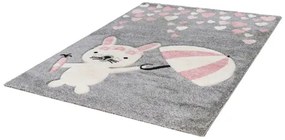Koberce Breno Kusový koberec AMIGO 327/pink, ružová, viacfarebná,120 x 170 cm