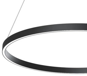 Maytoni MOD058PL-L42B3K - LED Luster na lanku RIM LED/51W/230V pr. 80 cm čierna