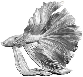 Ozdobná rybka Crowntail 35cm strieborná
