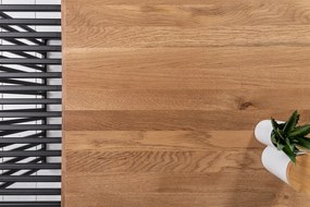 Dizajnový konferenčný stolík Haines 100 cm dub