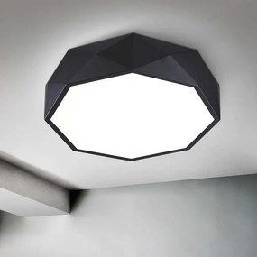 Toolight - Stropné svietidlo Diamond 50cm E27 5x60W APP863-C, čierna, OSW-08959