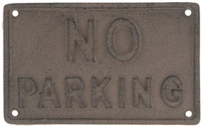 Ceduľka No parking - 19*12*0.5 cm