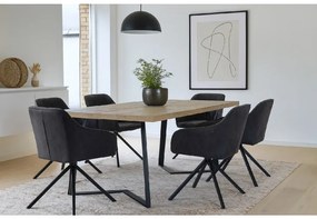 Jedálenská stolička LOREN tmavo šedá