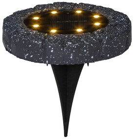 Súprava 2 vonkajších solárnych LED svietidiel Star Trading Lawnlight, ø 11 cm