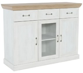 Tempo Kondela Trojdveroá komoda, sosna nordická/dub divoký, ROYAL K1S