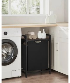 Kôš na bielizeň REX hnedá/čierna