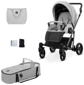 Kočík Kunert Roy grey frame 2v1 - grey