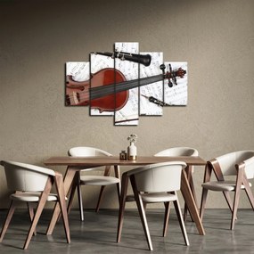 Obraz - Hudobné nástroje (150x105 cm)