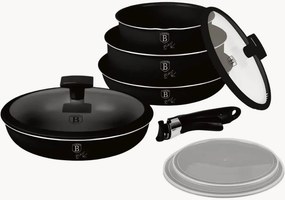 Súprava na varenie Matt Black, 9 ks