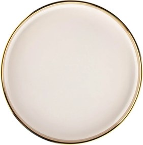 Altom Porcelánový dezertný tanier Palazzo 21 cm, biela