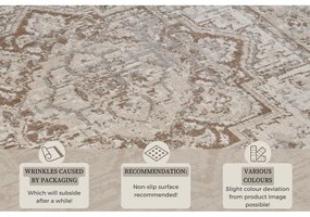 Béžový/krémový koberec 200x280 cm Terrain Designer Sand – Hanse Home