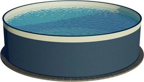 Bazén Planet Pool oceľový 3,5 x 0,9 m Antracit/Piesková + skimmer