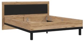 Posteľ 182 Nemezy dub catania/čierna