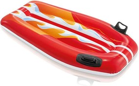 INTEX Nafukovacie lehátko s rukoväťami, červené