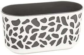 Balkónový kvetináč DUET 40cm béžová / antracit