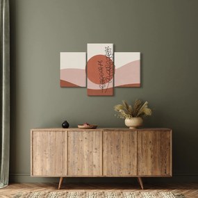 Obraz - Boho listy N⁰1 (90x60 cm)