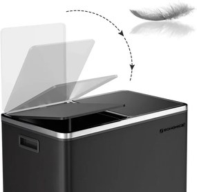 Recyklačný odpadkový kôš LTB60BK