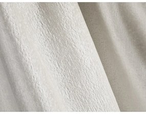Krémová čalúnená dvojlôžková posteľ s úložným priestorom a roštom 180x200 cm Lupine – Micadoni Home