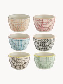 Súprava misiek's jemným vzorom Carla, 6 ks