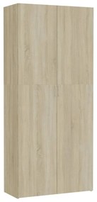 Úložná skrinka, dub sonoma 80x35,5x180 cm, kompozitné drevo 800003