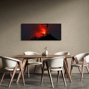 Obraz sopky (120x50 cm)