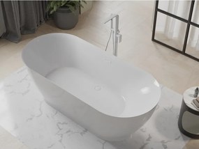 Mexen Roxy, voľne stojaca vaňa 180 x 85 cm, biela, biely prepad, 51201808500-20