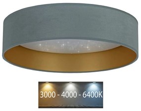 Brilagi Brilagi - LED Stropné svietidlo VELVET STAR LED/24W/230V pr. 40 cm  mintová/zlatá BG0308
