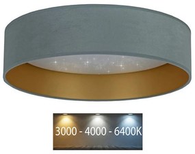 Brilagi - LED Stropné svietidlo VELVET STAR LED/24W/230V pr. 40 cm  mintová/zlatá