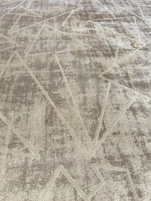 Koberec Creante 55064 béžový obdĺžnikový s geometrickým vzorom Rozmer: 80x150 cm