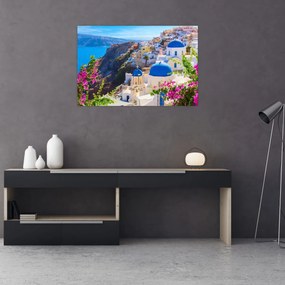 Obraz - Santorini, Grécko (90x60 cm)