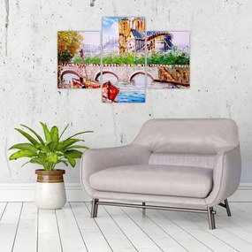 Obraz - Olejomaľba mesta (90x60 cm)