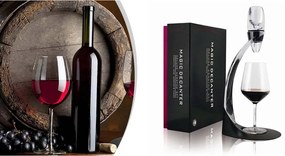 Dekantér na víno so stojanom