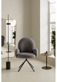 Tmavosivé kreslo Dario – Marckeric