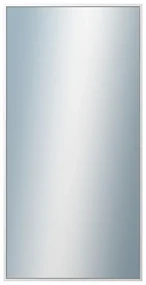 DANTIK - Zrkadlo v rámu, rozmer s rámom 50x100 cm z lišty Hliník strieborná lesk (7269003)