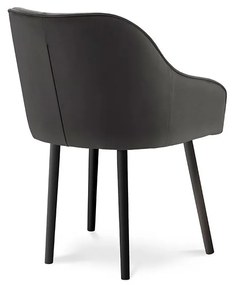 Sada 4 ks Zamatová stolička Luisa dĺžka 54 × šírka 50 × výška 80 cm MILO CASA