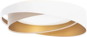 LED stmievateľné stropné svietidlo SM. GALAXY M. 24W/230V pr. 55 cm biela/béžová/zlatá + DO
