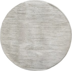 My Flair, Kusový koberec Wooly Oasis natur kruh, 150x150 (priemer) kruh, šedá, chodba / predsieň