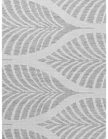Vnútorný a vonkajší behúň v sivej a slonovinovej farbe 80x250 cm Duet Liora – NORTHRUGS