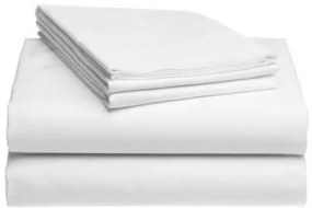Plachta posteľná biela pevná EMI: Pevná plachta 140x220
