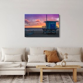 Obraz z pláže Santa Monica (90x60 cm)