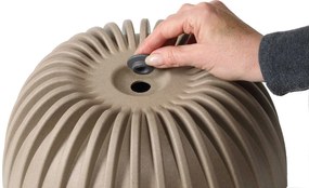 Květináč STRIPPED Eco 30x16 cm antracitový