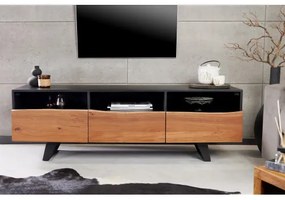 TV-skrinka 43305 Artwork 140cm Drevo Acacia  - Komfort-nábytok