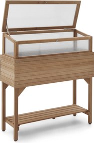 Vyvýšený záhon s nadstavcom na parenisko